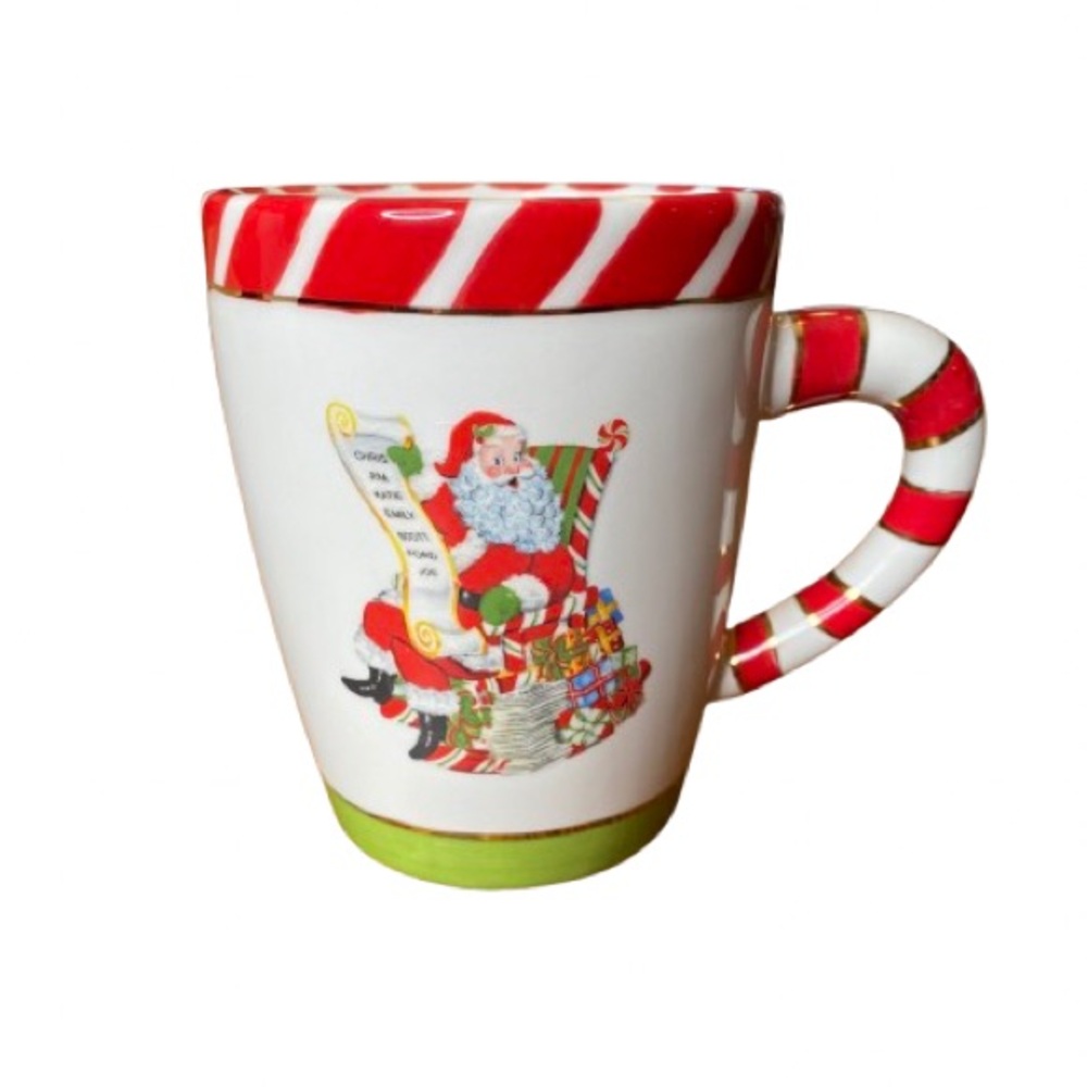 Christopher Radko Santa Mug Christmas “Home for the Holidays” Collection 2011